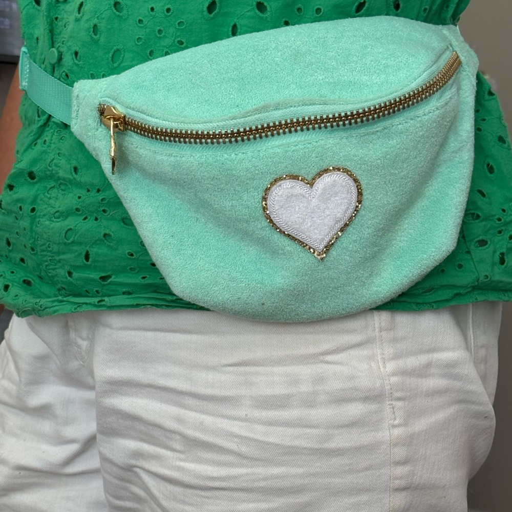 Stoney Clover Target Fanny Pack with Heart Patch